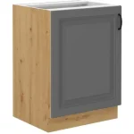 Szezonális akció Niki 40 konyha 60 D 1F BB dustgrey/ artisan tölgy